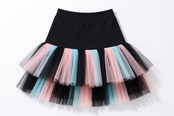 Girls' Artificial Fiber Skirts