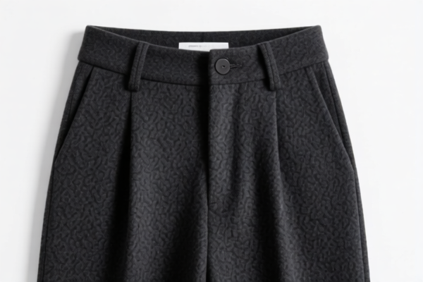 Girls' Elastic Wool Blend Work Trousers