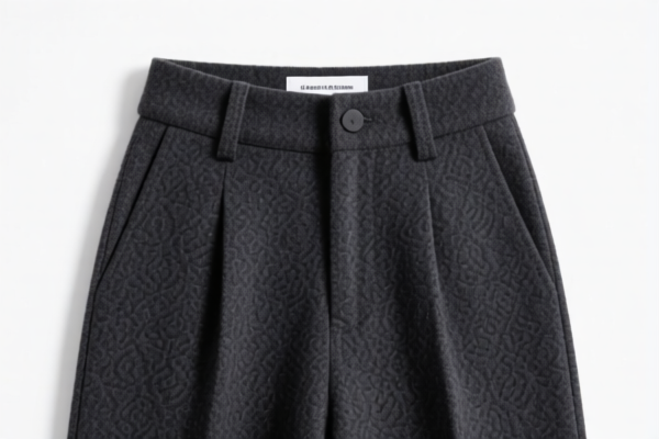 Girls' Elastic Wool Blend Work Trousers
