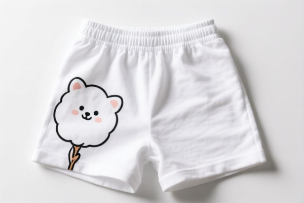 Women's_Girls' Ethnic Cotton Shorts
