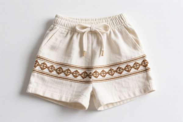 Women's_Girls' Handcrafted Cotton Shorts