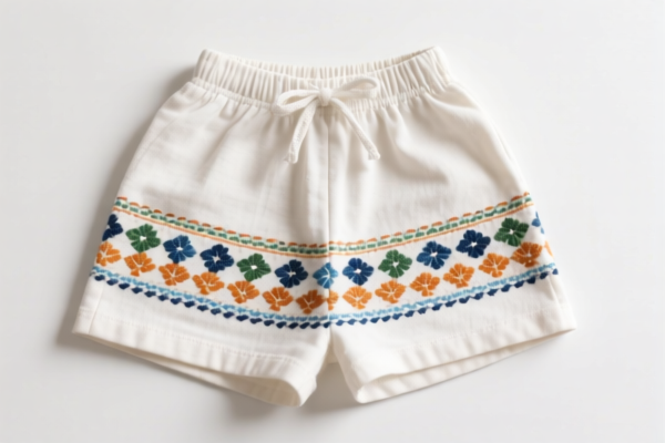 Women's_Girls' Handcrafted Cotton Shorts