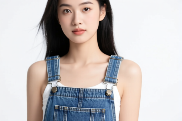 Girls' Denim Overalls
