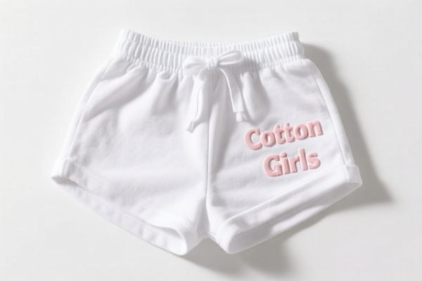 Cotton girls' shorts