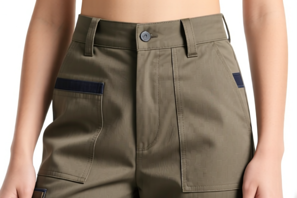 Girls' Synthetic Fiber Work Trousers