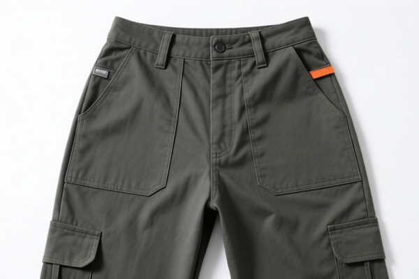 Girls' Artificial Fiber Work Pants