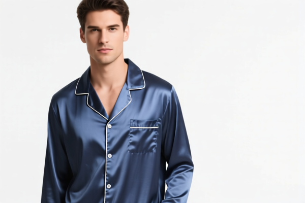 Men's silk pajamas