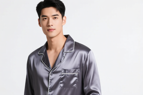 Men's silk pajamas