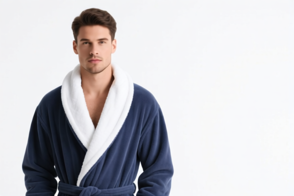 Men's_Boys Winter Bathrobes (Other Materials)