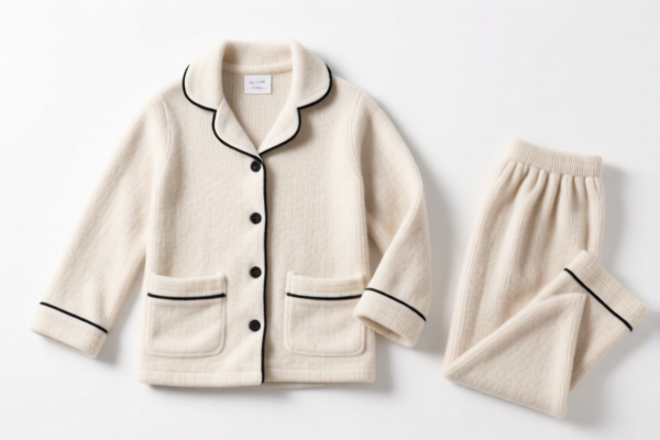 Women's_Girls' Solid Color Pajamas of Wool or Fine Animal Hair