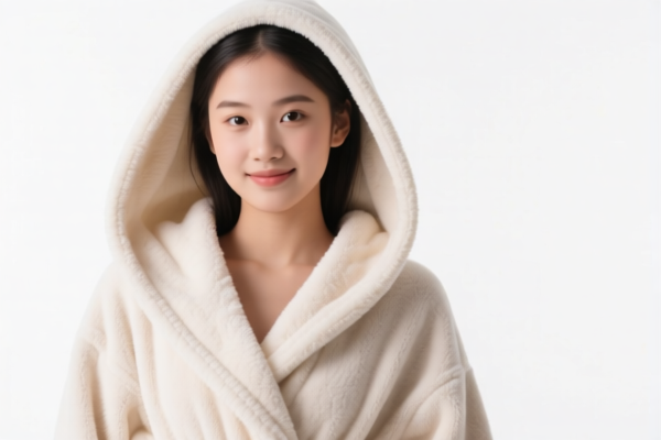 Girls' Wool Bathrobe