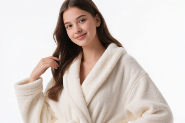 Girls' Wool Bathrobe