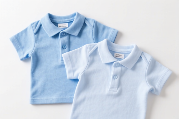 Baby artificial fiber short sleeve shirts