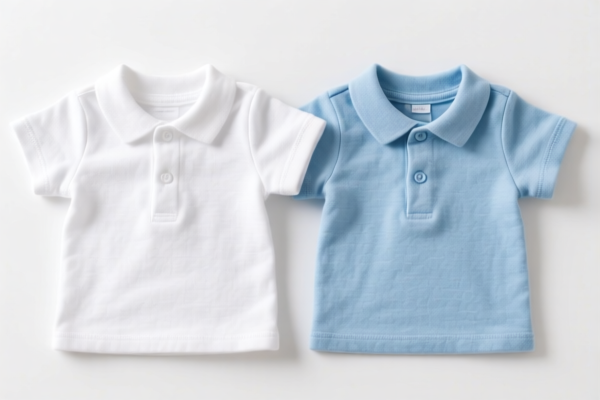 Baby artificial fiber short sleeve shirts