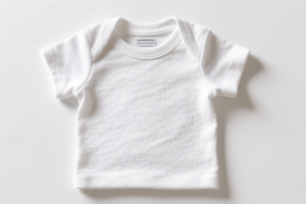 Infant shirts of other textile materials