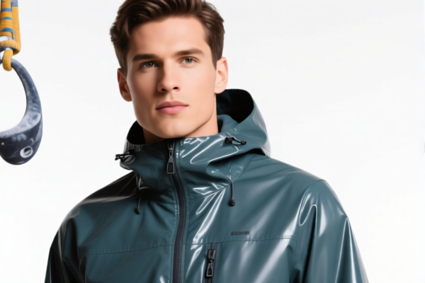 Men's_Boys' Plastic Coated Climbing Jacket