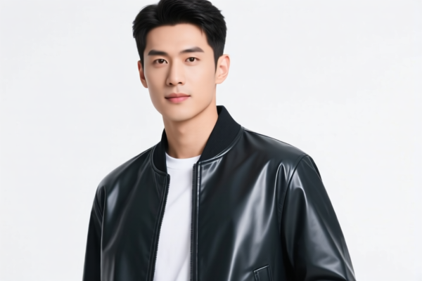 Men's_Boys' Plastic Laminated Casual Jacket