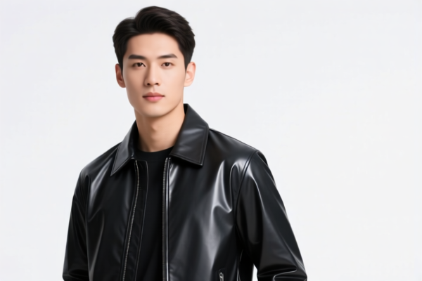 Men's_Boys' Plastic Laminated Casual Jacket