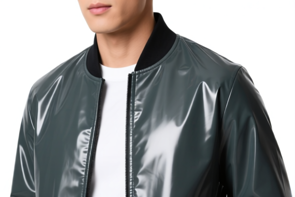 Men's_Boys' Plastic Laminated Casual Jacket