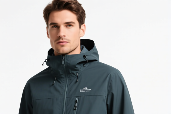 Men's_Boys' Windproof Coated Outdoor Jacket