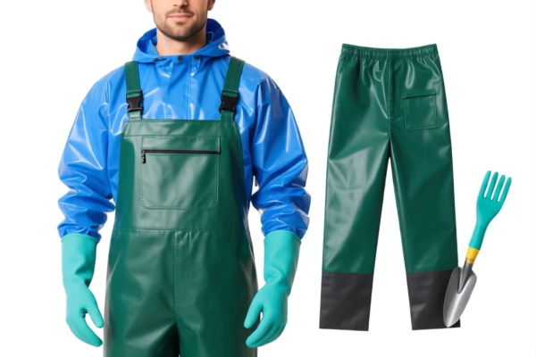 Rubber_Plastic Coated Men's_Boys' Gardening Wear