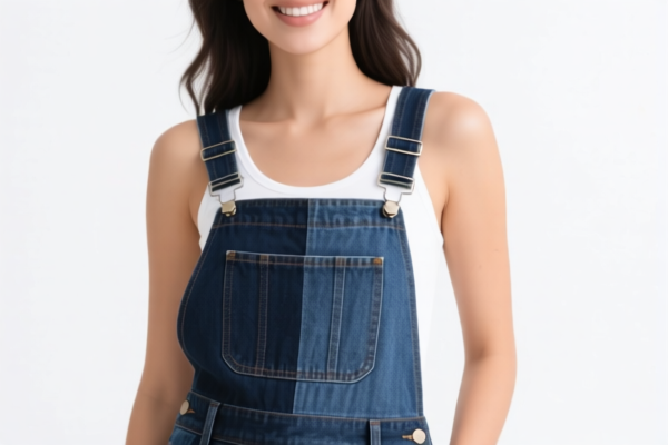 Women's_Girls' Blended Overalls