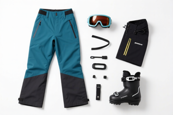Men's_Boys' Ski Pants Components