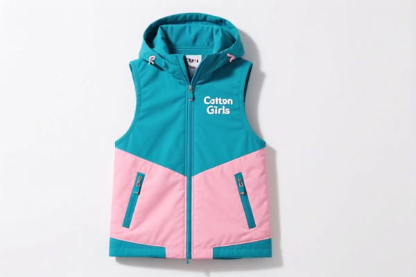 Cotton Girls' Sleeveless Ski Jackets