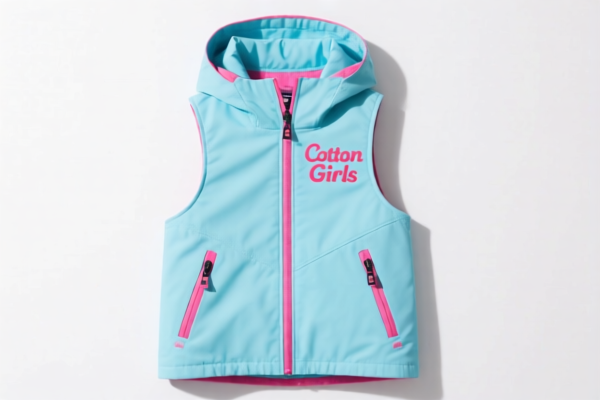 Cotton Girls' Sleeveless Ski Jackets