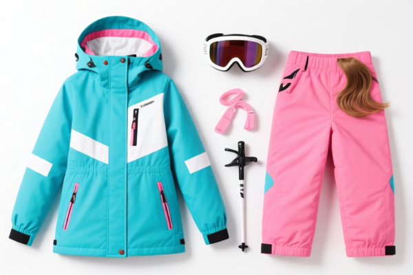 Girls' Ski Suit Jacket Parts