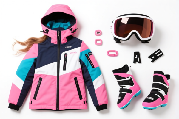 Girls' Ski Suit Jacket Parts