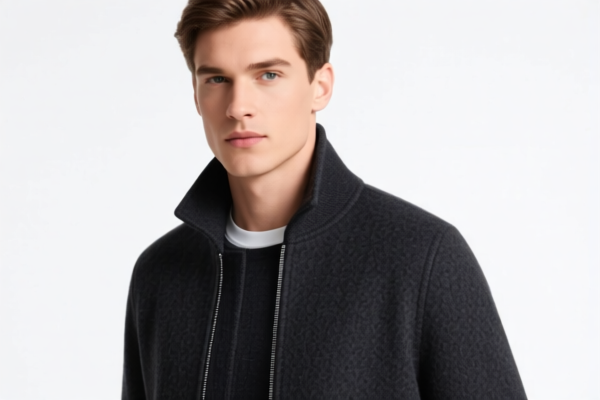 Men's wool lightweight casual jacket