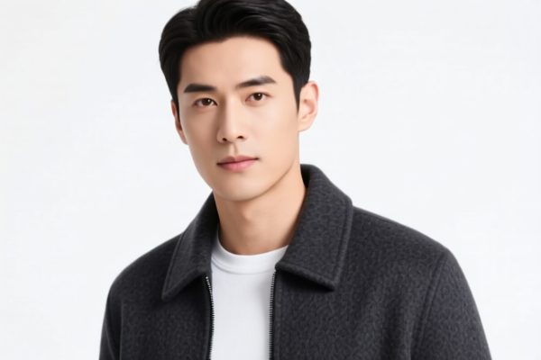 Men's wool lightweight casual jacket