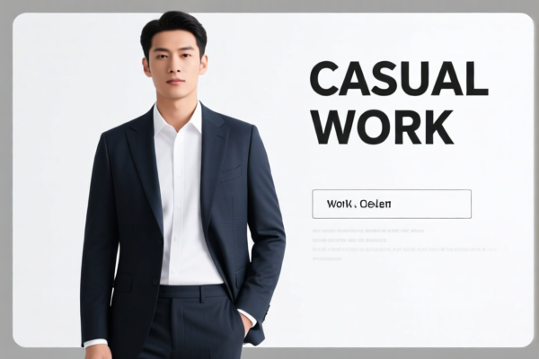 Men's Casual Work Suit