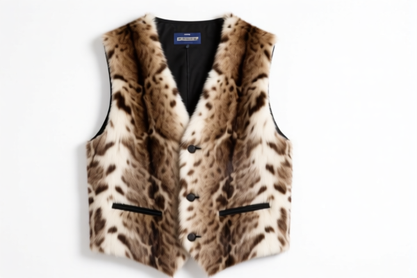 Men's Fine Animal Hair Waistcoat