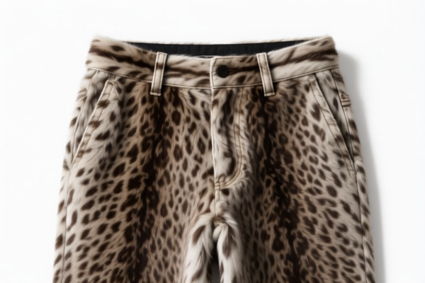 Men's Fine Animal Hair Casual Pants