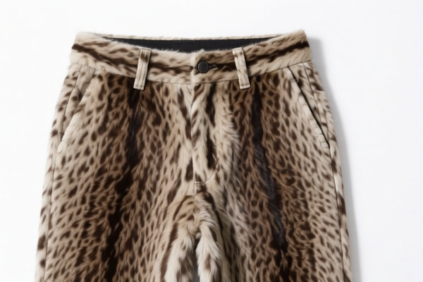 Men's Fine Animal Hair Casual Pants