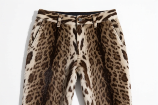 Men's Fine Animal Hair Casual Pants