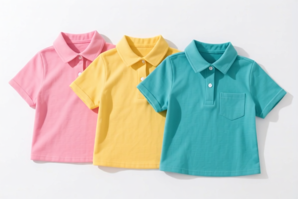 Girls' Colored Cotton Casual Shirts