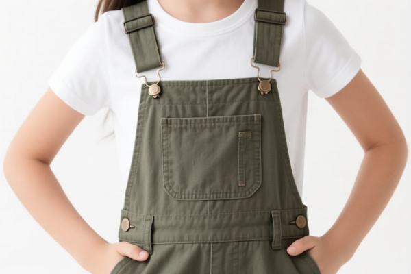Girls' Cotton Workwear Jumpsuits