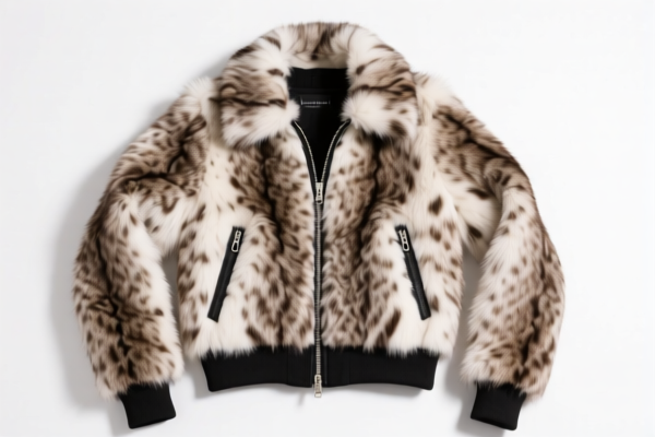 Fine animal hair recreational women's jacket