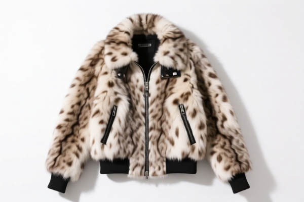 Fine animal hair recreational women's jacket