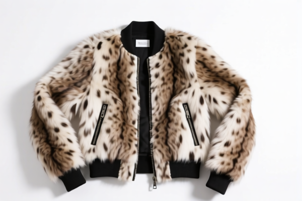 Fine animal hair recreational women's jacket