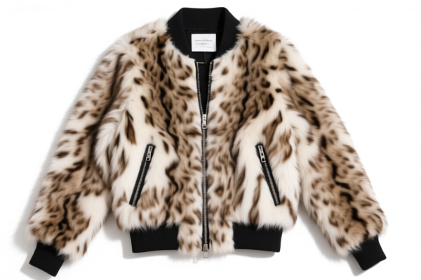 Fine animal hair recreational women's jacket