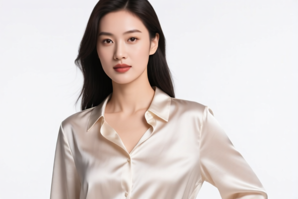 Women's silk shirt blouses