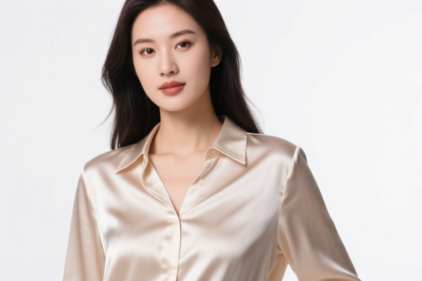 Women's silk shirt blouses