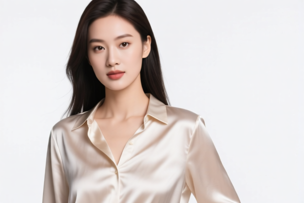 Women's silk shirt blouses