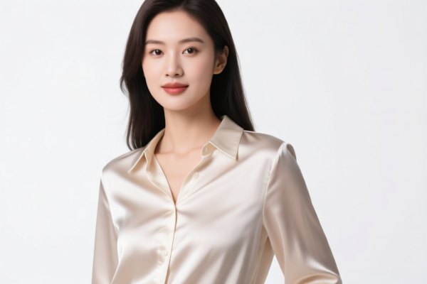 Women's silk shirt blouses