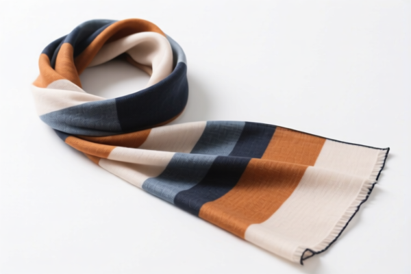 Printed Synthetic Fiber Scarf