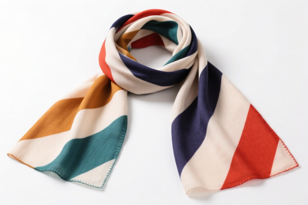 Printed Synthetic Fiber Scarf